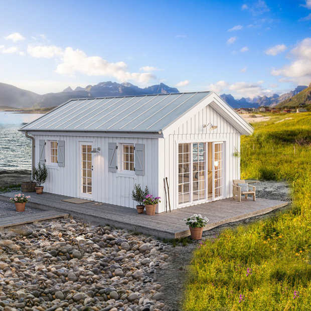 Akkan stuga med loft 30 kvm